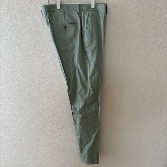NEW w/ tags! ASOS Linen Dress Pant Men’s size 36x32 in Light Green - Picture 10 of 10
